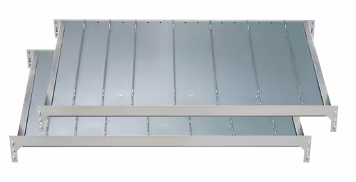 Zusatzebene 1300x2x600 mm,Typ 150 mit 14 Trenn-u.4 Seitenführungen aus der Kategorie Kanbanregale mit der Artikelnummer 21760-Z-130