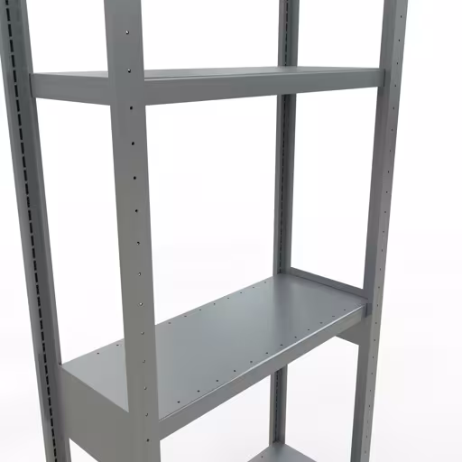 Abbildung Nr 15 des Artikels Grundregal, Fachbodenregal Stecksystem MULTIplus250, 3000 x 750 x 300 mm (HxBxT), 7 Fachböden, Längenriegel, verzinkt aus der Produktgruppe Stecksystem von der Marke Schulte Lagertechnik