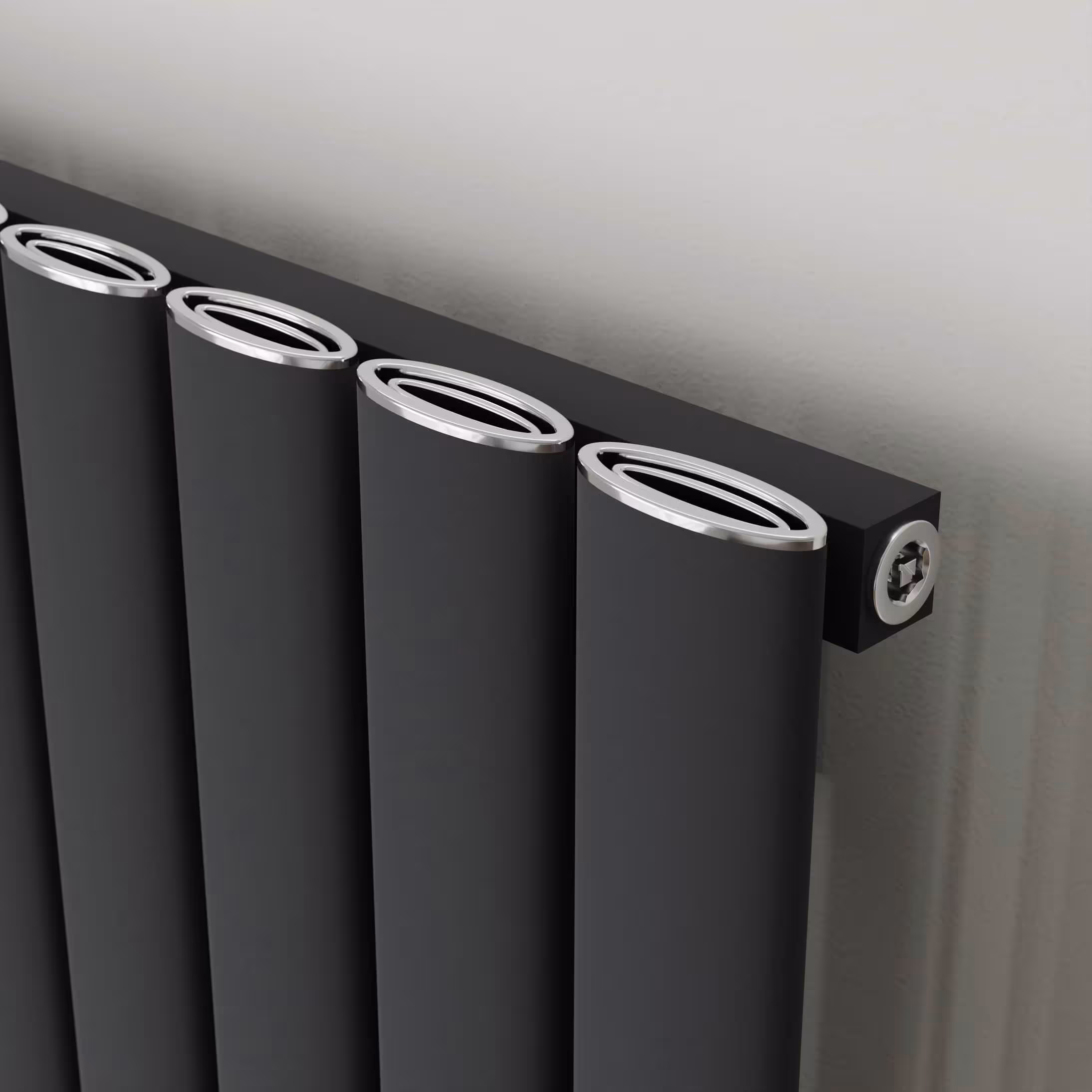 Aluminiumheizkörper Novus Mittenanschluss Anthrazit Struktur von der Marke Ximax aus der Kategorie Aluminium-Heizkörper