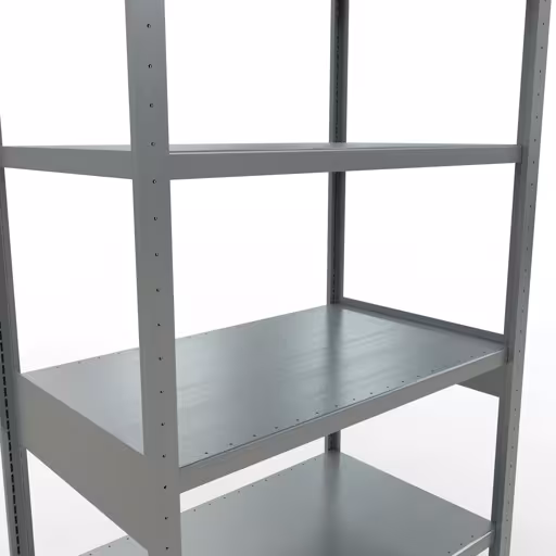 Abbildung Nr 13 des Artikels Grundregal, Fachbodenregal Stecksystem MULTIplus330, 2500 x 1000 x 600 mm (HxBxT), 6 Fachböden, Längenriegel, verzinkt aus der Produktgruppe Stecksystem von der Marke Schulte Lagertechnik