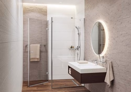 Hansgrohe Einhebel-Waschtischmischer VERNIS Blend 100 mit Zugstangen-Ablaufgarnitur 1 1/4 Zoll chrom