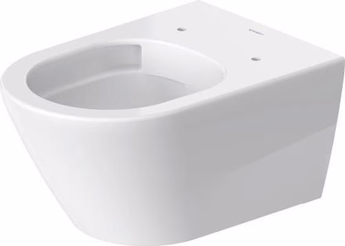 Detailbild 4018684 Duravit Wand-WC Set 540 mm D-Neo Weiß, Tiefspüler rimless, WC-Sitz mit Absenkautomatik, inklusive Durafix