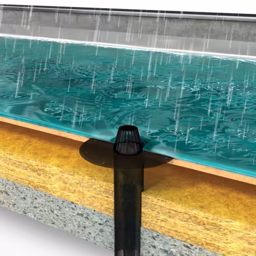 Flavent senkrechte Dach- und Balkonabläufe DN 75, mit Hart-PVC Flansch aus der Kategorie Dachdurchgänge unisoliert mit der GTIN 4027822461150 Flavent senkrechte Dach- und Balkonabläufe von der Marke Klöber aus der Kategorie Dachdurchgänge unisoliert