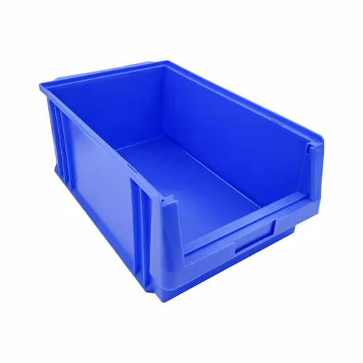 Sichtlagerkasten, TxBxH 500x315x200 mm, blau, Polypropylen aus der Kategorie Kleinteilelagerung mit der Artikelnummer 20200