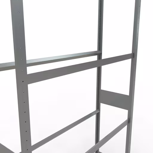 Grundregal, Räder-/Reifenregal, 2750 x 1300 x 400 mm (HxBxT), verzinkt, 4 Lagerebenen á 150 kg Fachlast pro Ebene von Schulte Lagertechnik aus der Kategorie Fachbodenregale