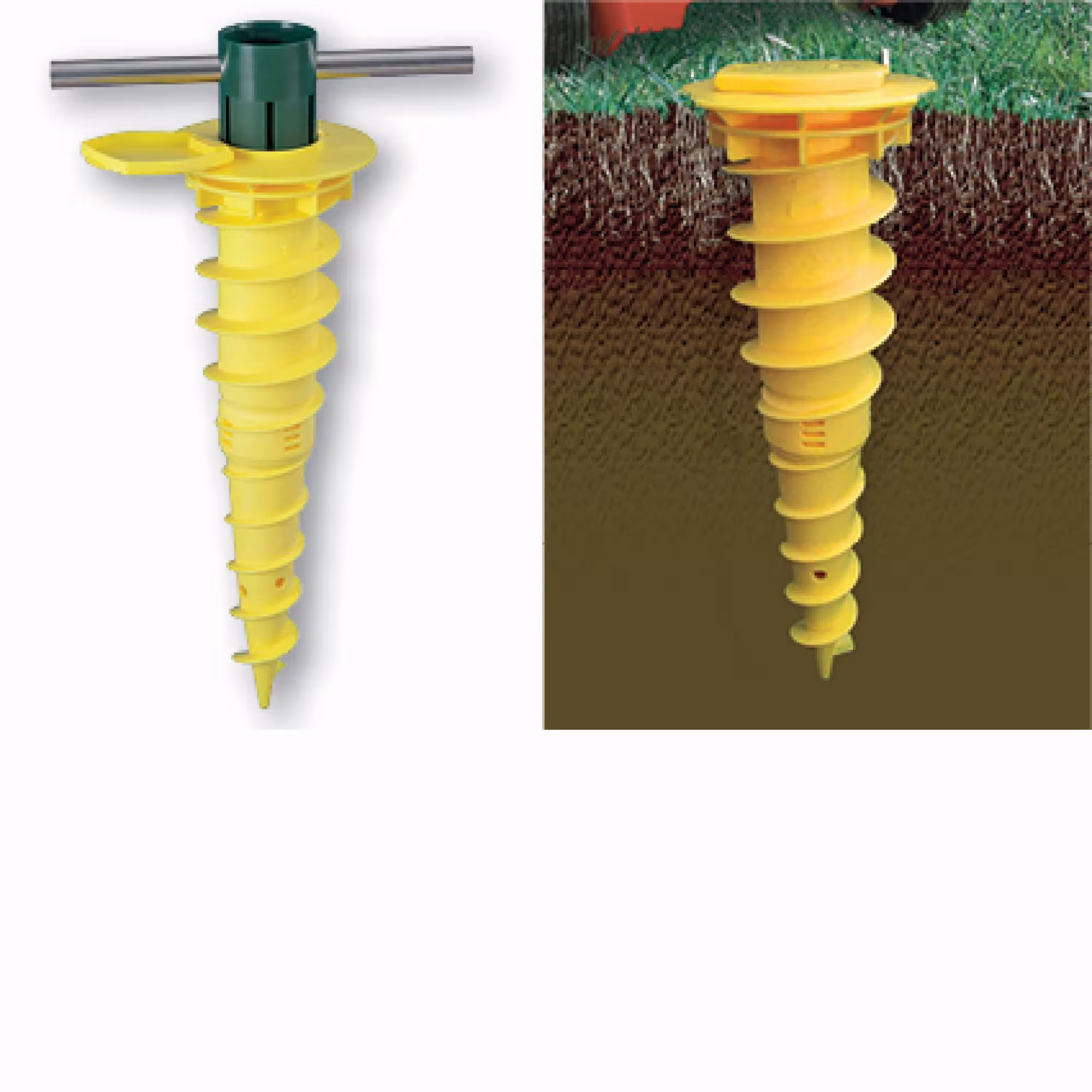 DUO-Boden-Schraubanker zum Eindrehen oder Betonieren von der Marke Juwel JUWEL DUO-Boden-Schraubanker und Eindreh-Bodenhülse Typ Ausführung: DUO-Boden-Schraubanker zum Eindrehen oder Betonieren aus der Kategorie Gartenausstattung Ersatzteile mit der Artikelnr. 30026