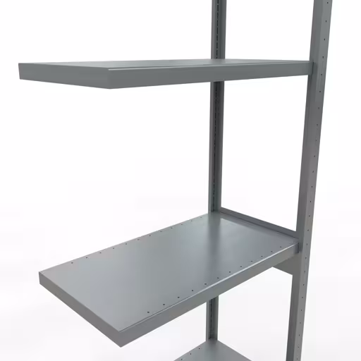 Abbildung Nr 10 des Artikels Anbauregal, Fachbodenregal Stecksystem MULTIplus250, 3000 x 750 x 400 mm (HxBxT), 7 Fachböden, Längenriegel, verzinkt aus der Produktgruppe Stecksystem von der Marke Schulte Lagertechnik