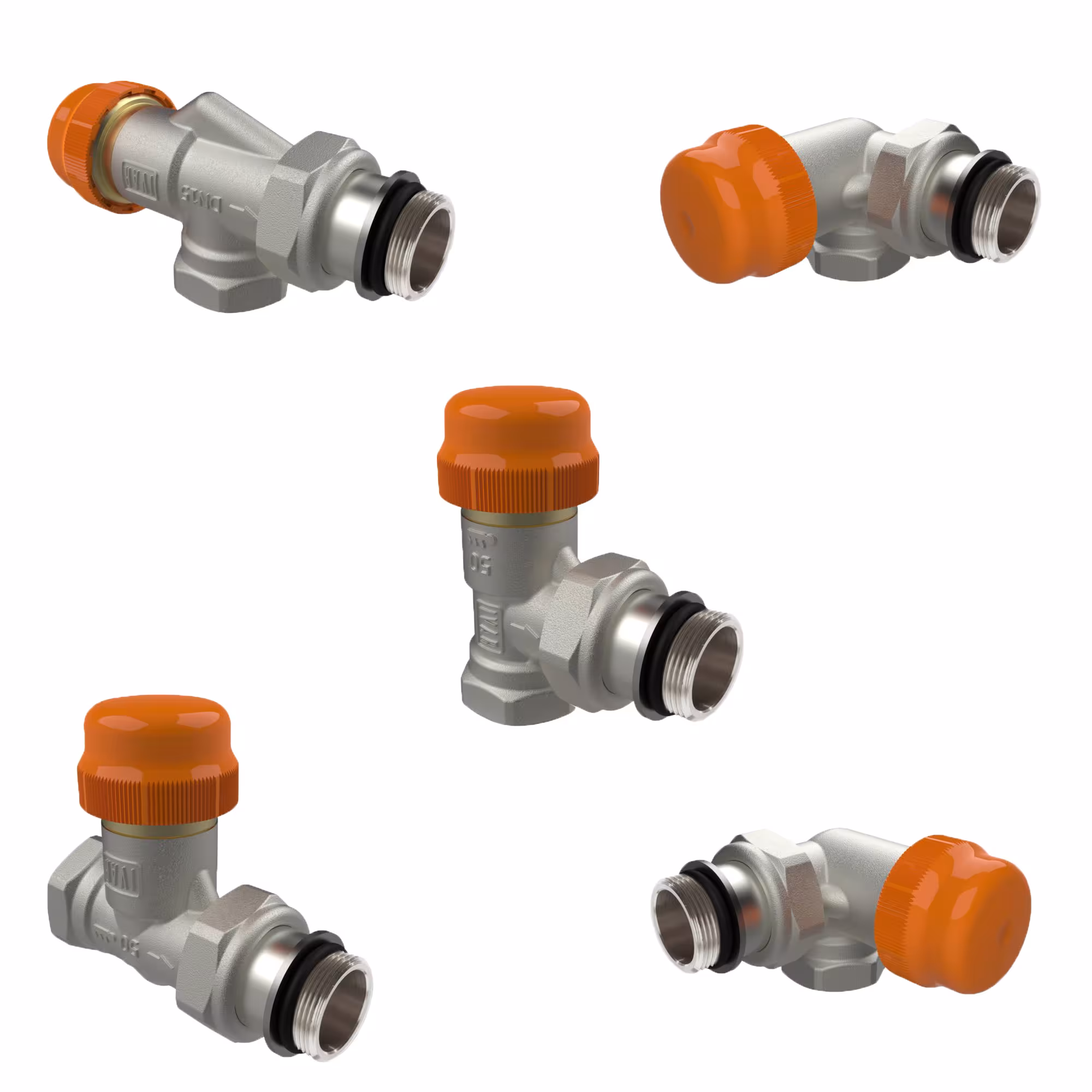 Thermostatventile HARMONIA-Serie von Ivar Thermostatventile HARMONIA-Serie aus der Kategorie Heizkörpermontage & Anschlüsse