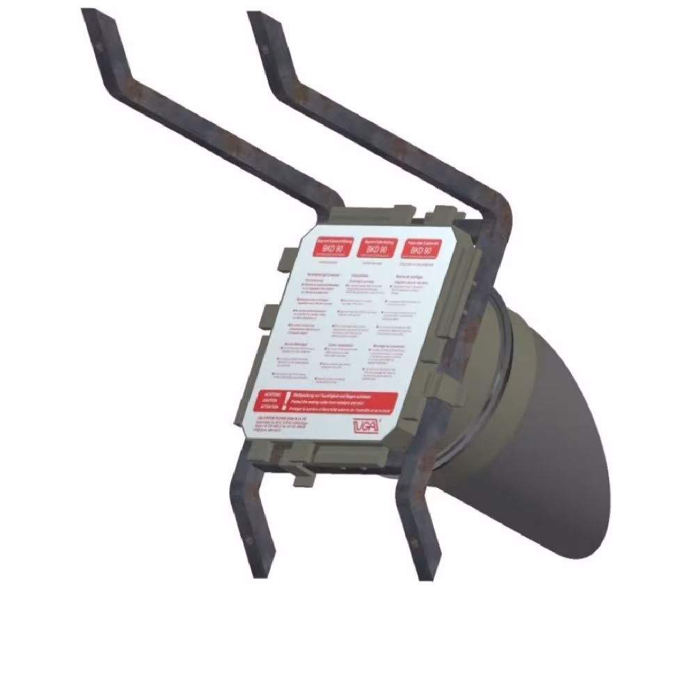 Einfach Schrägdichtpackung Bajonett BKD90-K-S60/200 von der Marke UGA System-Technik Einfach Schrägdichtpackung Bajonett BKD 90 Kabel / Mauerdurchführung UGA Typ Winkel: 60° Grad aus der Kategorie Kabelschutz mit der Artikelnr. 401809020060