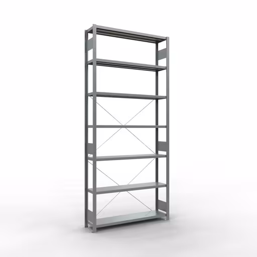 Abbildung Nr 11 des Artikels Stecksystem Grundregal 3000x1300x300 mm, Typ 250 kg, verzinkt aus der Produktgruppe Stecksystem von der Marke Schulte Lagertechnik