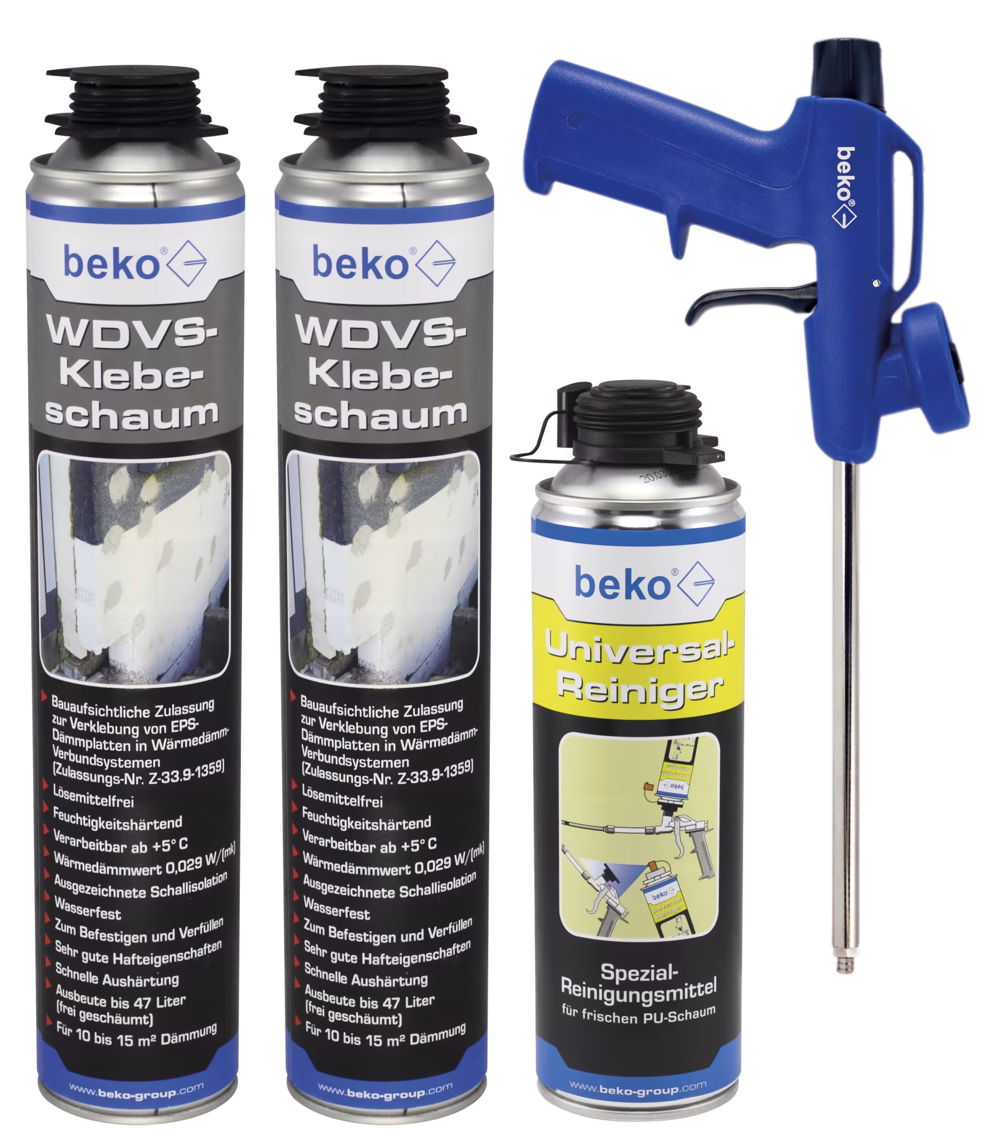 NBS beko WDVS-Klebeschaum-Set aus der Kategorie PU-Schaum mit der Artikelnr. 999 95 070