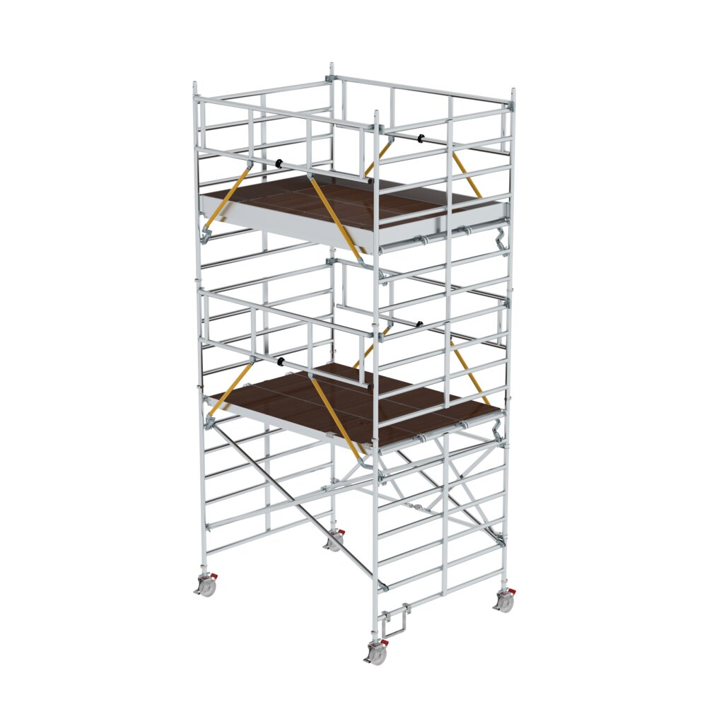 Munk Klappgerüst SG mit Dreifach-Plattform Plattformhöhe 4,47 m von Günzburger Steigtechnik Munk Klappgerüst SG mit Dreifach-Plattform aus der Kategorie Klappgerüste mit der Artikelnr. 115545