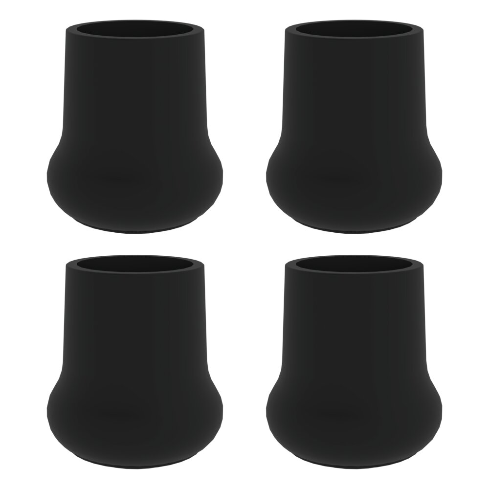 Munk Außenschuh für Aluminium-Arbeitspodest starr ø 30 schwarz TPE 85 Shore von Günzburger Steigtechnik Munk Außenschuh für Aluminium Arbeitspodest starr aus der Kategorie Podesttreppen mit der Artikelnr. 019250, Krug, Töpferei, Vase, Rauchrohr