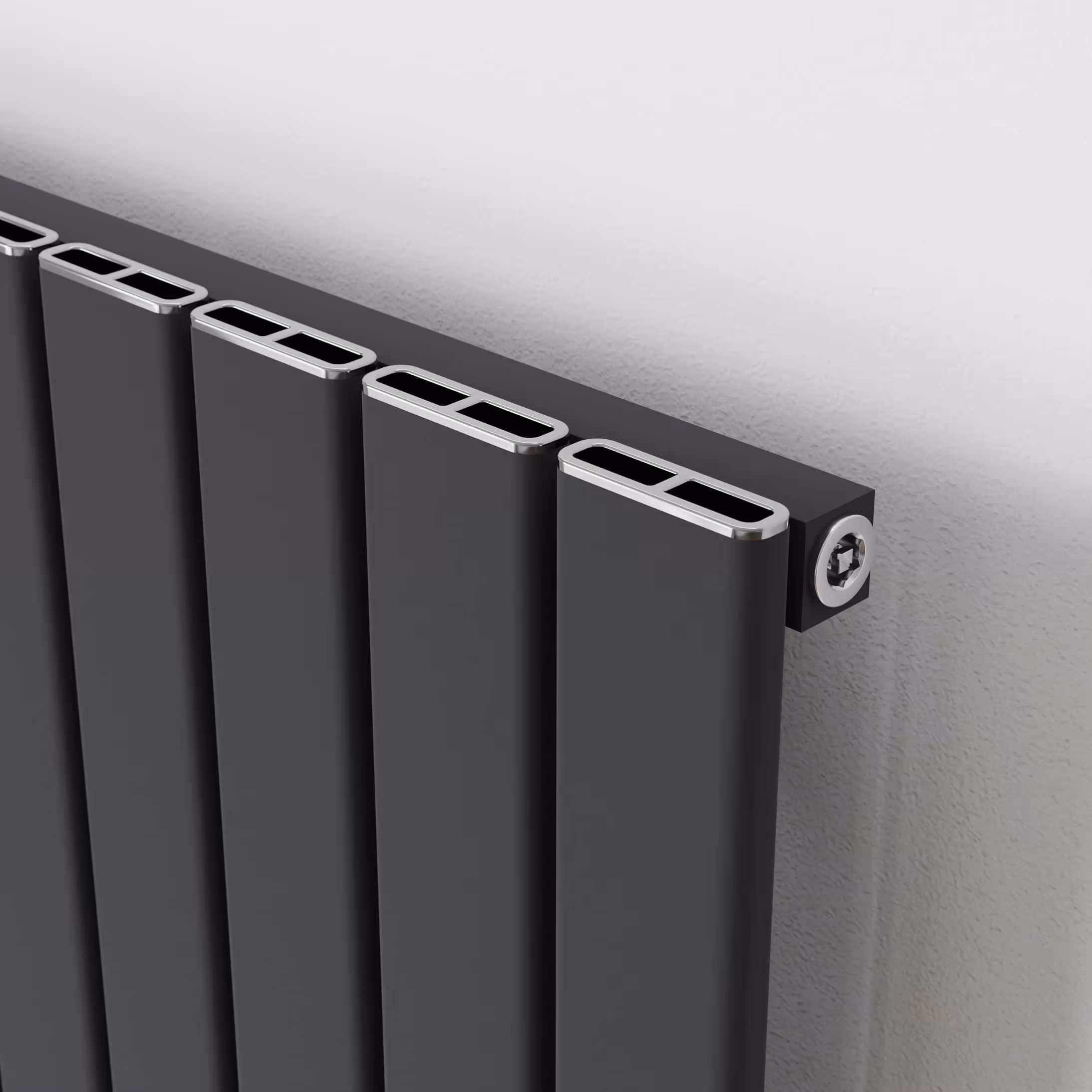 Produktgruppe Ximax Aluminiumheizkörper Levis Mittenanschluss Anthrazit Struktur Aluminiumheizkörper Levis 1800 mm x 415 mm 822 Watt Mittenanschluss Anthrazit Struktur von der Marke Ximax aus der Kategorie Heizkörper