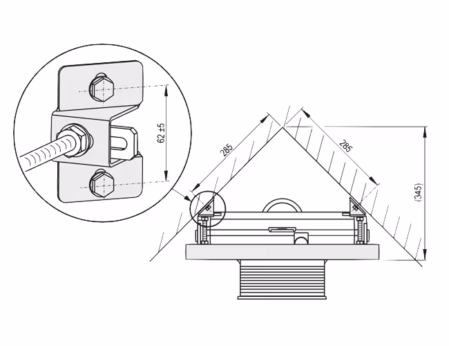 AlcaDrain M918 Eckmontage Set für WC Waschbecken Bidet und Urinal Montageelement von AlcaPlast aus der Kategorie Badkeramik