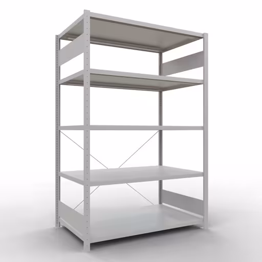 Stecksystem Grundregal 2000x1300x800 mm, Typ 250 kg, lichtgrau von der Marke Schulte Lagertechnik Stecksystem Grundregal 2000x1300x800 mm, Typ 250 kg, lichtgrau aus der Kategorie Grundregal mit der Artikelnummer 32880-130