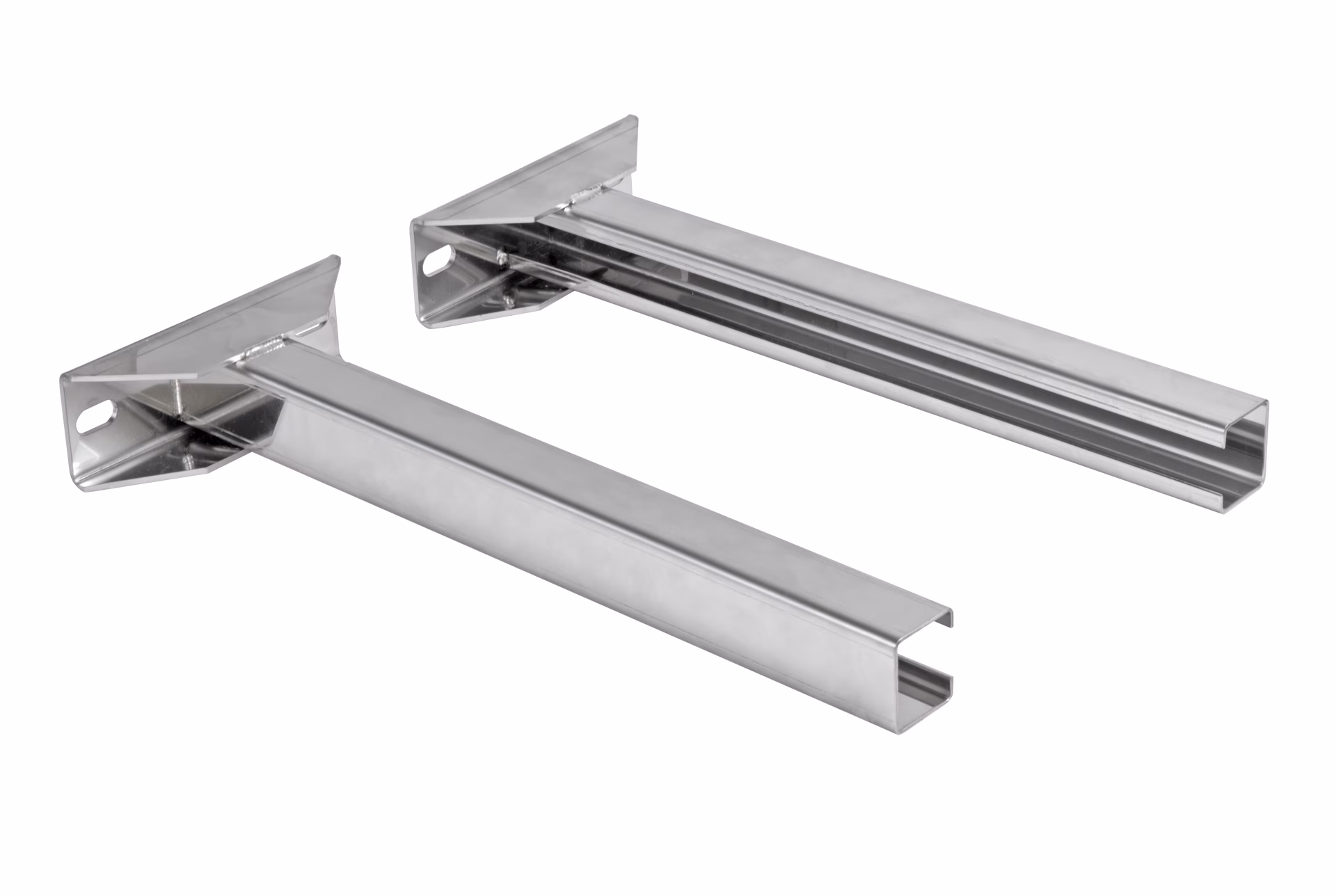 DW Doppelwandiger Wandhalter D 80-300 verstellbar 500-1000 mm ohne Wandbefestigung aus der Kategorie Edelstahl Abgassystem doppelwandig mit der Artikelnr. 671754