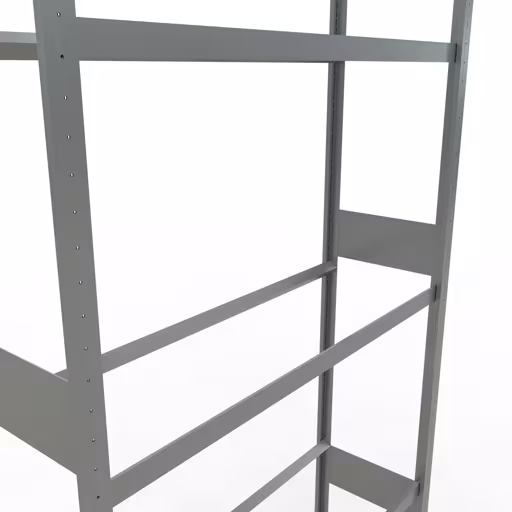 Grundregal, Räder-/Reifenregal, 3500 x 1300 x 400 mm, verzinkt, 5 Lagerebenen á 150 kg Fachlast pro Ebene von Schulte Lagertechnik mit der Artikelnr. 20766