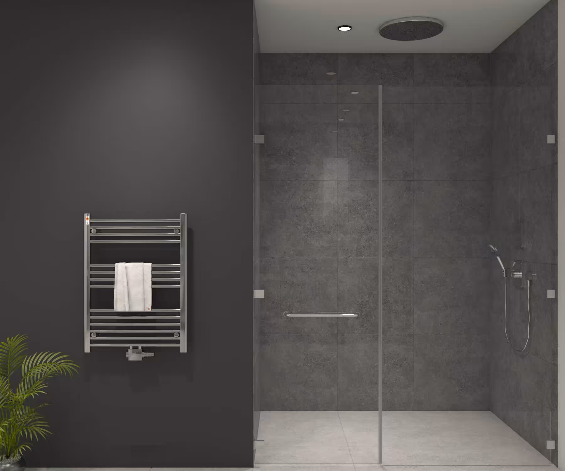 MERT Badheizkörper Chrom gerade, Mittelanschluss Typ Größe: 600x800 mm aus der Kategorie Bad-Heizkörper mit der Artikelnr. 3-60x080-M