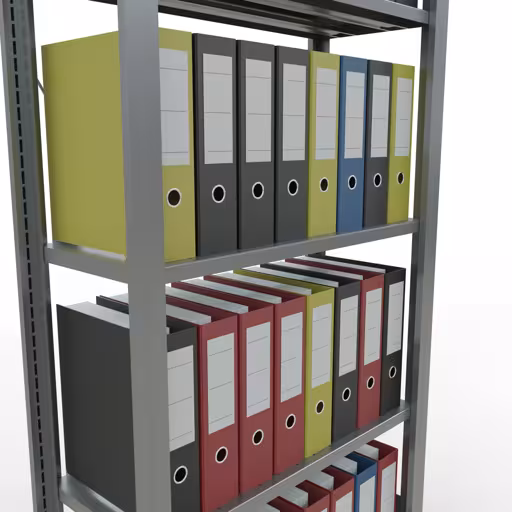 Produktbild Nr 12 des Artikels Grundregal, Büro-Fachbodenregal Stecksystem MULTIplus85, 1800 x 750 x 300 mm (HxBxT), 5 Fachböden, Kreuzstrebe, verzinkt, ohne Anschlagleiste Abbildung Nr 12 des Artikels Grundregal, Büro-Fachbodenregal Stecksystem MULTIplus85, 1800 x 750 x 300 mm (HxBxT), 5 Fachböden, Kreuzstrebe, verzinkt, ohne Anschlagleiste aus der Produktgruppe Büroregale von der Marke Schulte Lagertechnik