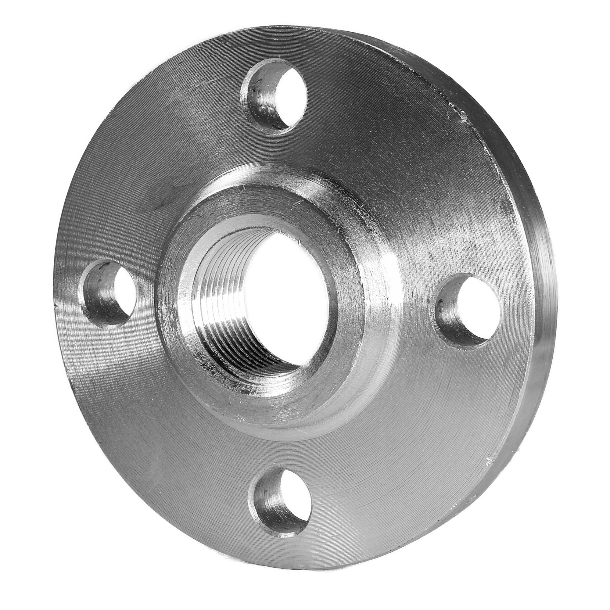 Atusa Gewindeflansch blank schwarz, EN1092-1-Typ 13, PN16-40 DN15