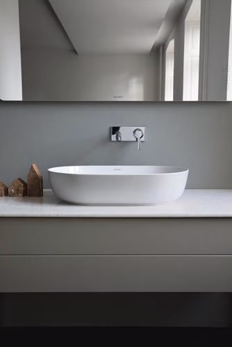 Detailbild 4059775 Duravit C.1 Einhebel-Waschtischmischer, Unterputz Auslauf 225 mm, ohne Zugstange, Chrom Hansgrohe