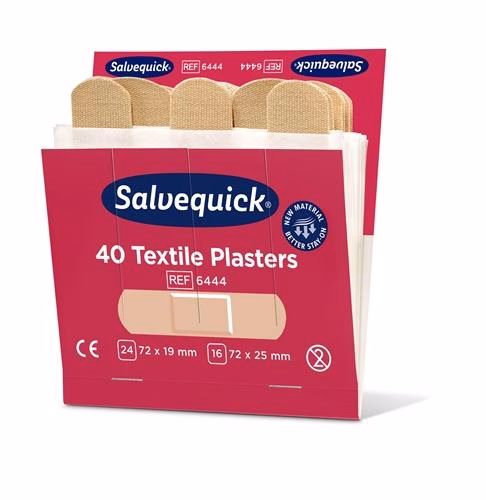 Detailbild 4014725 Pflasterstrips Salvequick elastisch 6 Nachfüllpack je 40 Stück SALVEQUICK