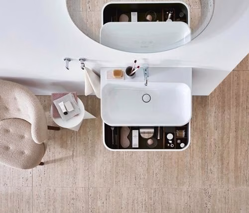 Detailbild 4048098 Duravit C.1 Einhebel-Waschtischmischer M ohne Zugstange, Chrom Hansgrohe