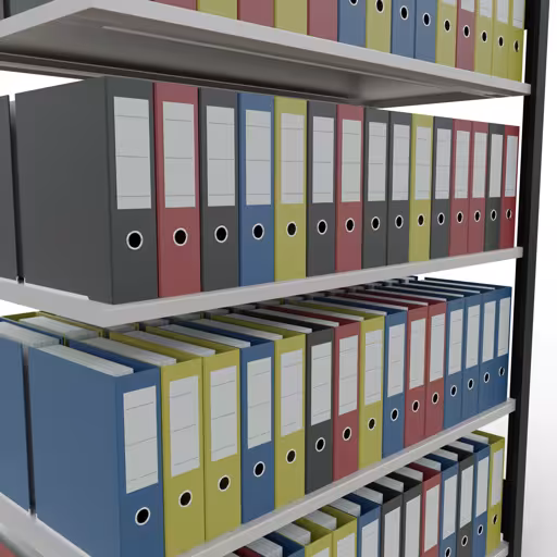 Anbauregal, Büro-Fachbodenregal Stecksystem MULTIplus150, 1800 x 1300 x 600 mm (HxBxT), 5 Fachböden, Längenriegel, ohne Mittelanschlag, schwarz/lichtgrau aus der Kategorie Stecksystem mit der GTIN 4004514250087 Anbauregal, Büro-Fachbodenregal Stecksystem MULTIplus150, 1800 x 1300 x 600 mm (HxBxT), 5 Fachböden, Längenriegel, ohne Mittelanschlag, schwarz/lichtgrau von der Marke Schulte Lagertechnik aus der Produktreihe Büroregale