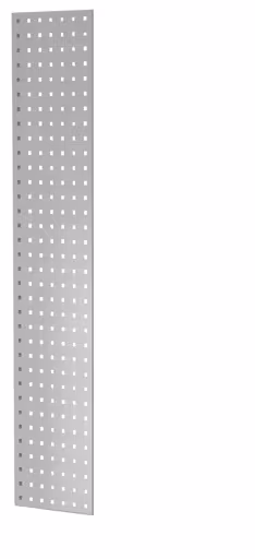 Lochplatten-Seitenblende, 90 x 1300 x 300 mm (H x T), RAL 7035 lichtgrau aus der Kategorie Zubehör mit der Artikelnummer 35672