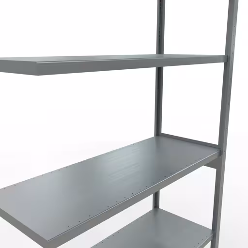 Abbildung Nr 14 des Artikels Anbauregal, Fachbodenregal Stecksystem MULTIplus250, 3000 x 1300 x 500 mm (HxBxT), 7 Fachböden, Längenriegel, verzinkt aus der Produktgruppe Stecksystem von der Marke Schulte Lagertechnik