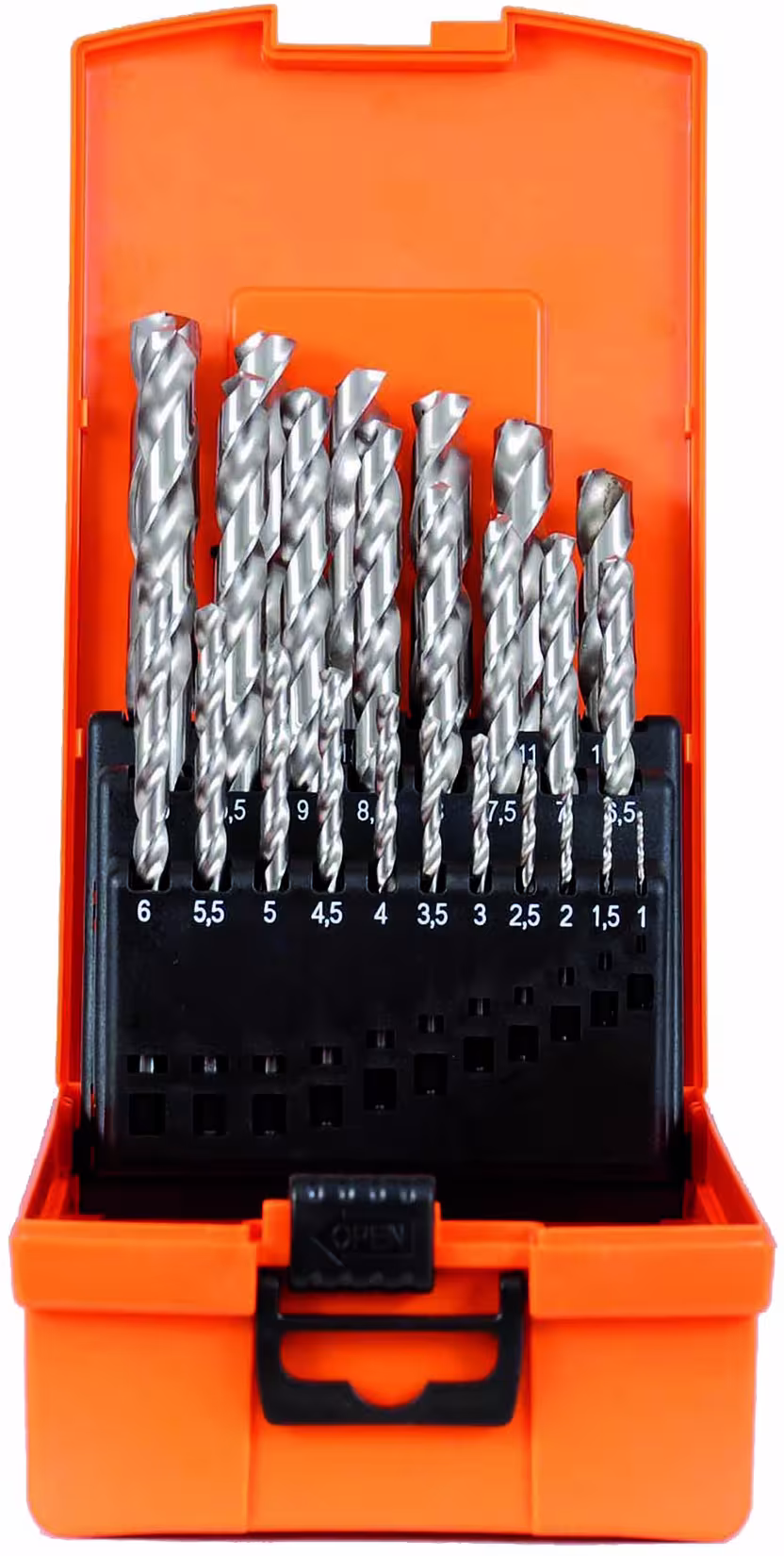 Kunststoffkassette HSS-G 1-13 mm 25tlg von der Marke PROJAHN Kunststoffkassette HSS-G 1-13 mm 25tlg aus der Kategorie Bohrer mit der Artikelnummer 67375