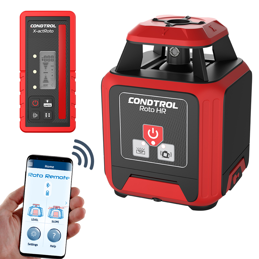 Horizontaler Rotationslaser mit ROTEM Laserstrahl Roto HR von der Marke Condtrol Horizontaler Rotationslaser mit ROTEM Laserstrahl Roto HR aus der Kategorie Rotationslaser mit der Teilenummer 7-2-091