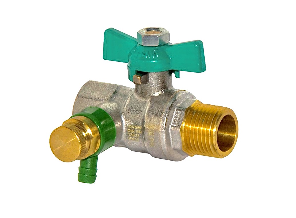 Produktbild 2100845 Trinkwasser Kugelhähne Entleerung Knebel IG-AG