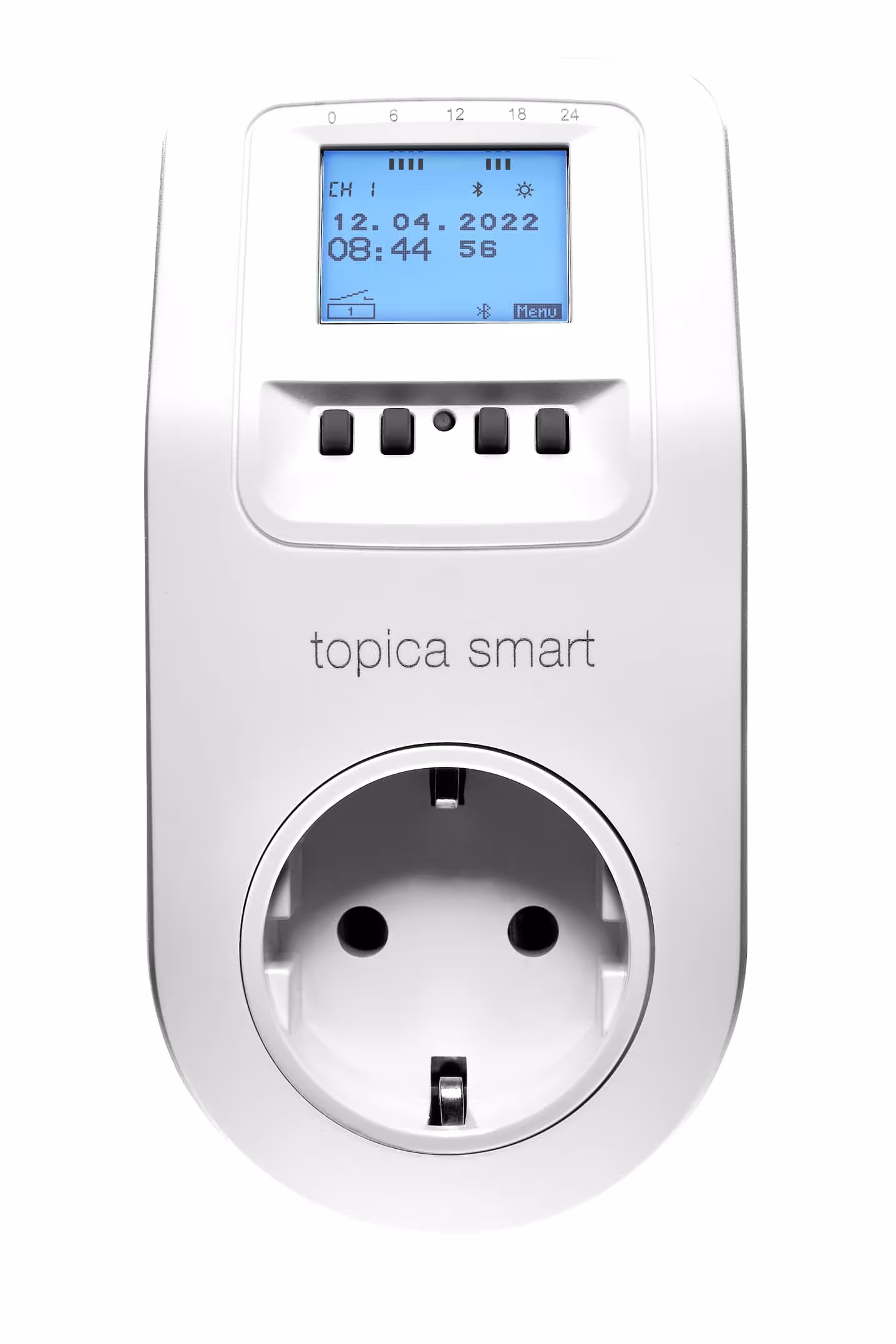 Verteilerschaltuhr topica smart aus der Kategorie Gebäudeautomation mit der GTIN 4010940046408 Verteilerschaltuhr topica smart von der Marke Grässlin Zeitschalttechnik aus der Produktreihe Installation