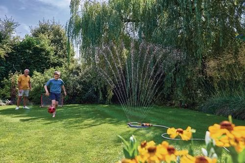 Detailbild 4073927 Rechtecksprenger AquaSave PRO 220 m² Steckkupplung Kunststoff, Metall HOZELOCK