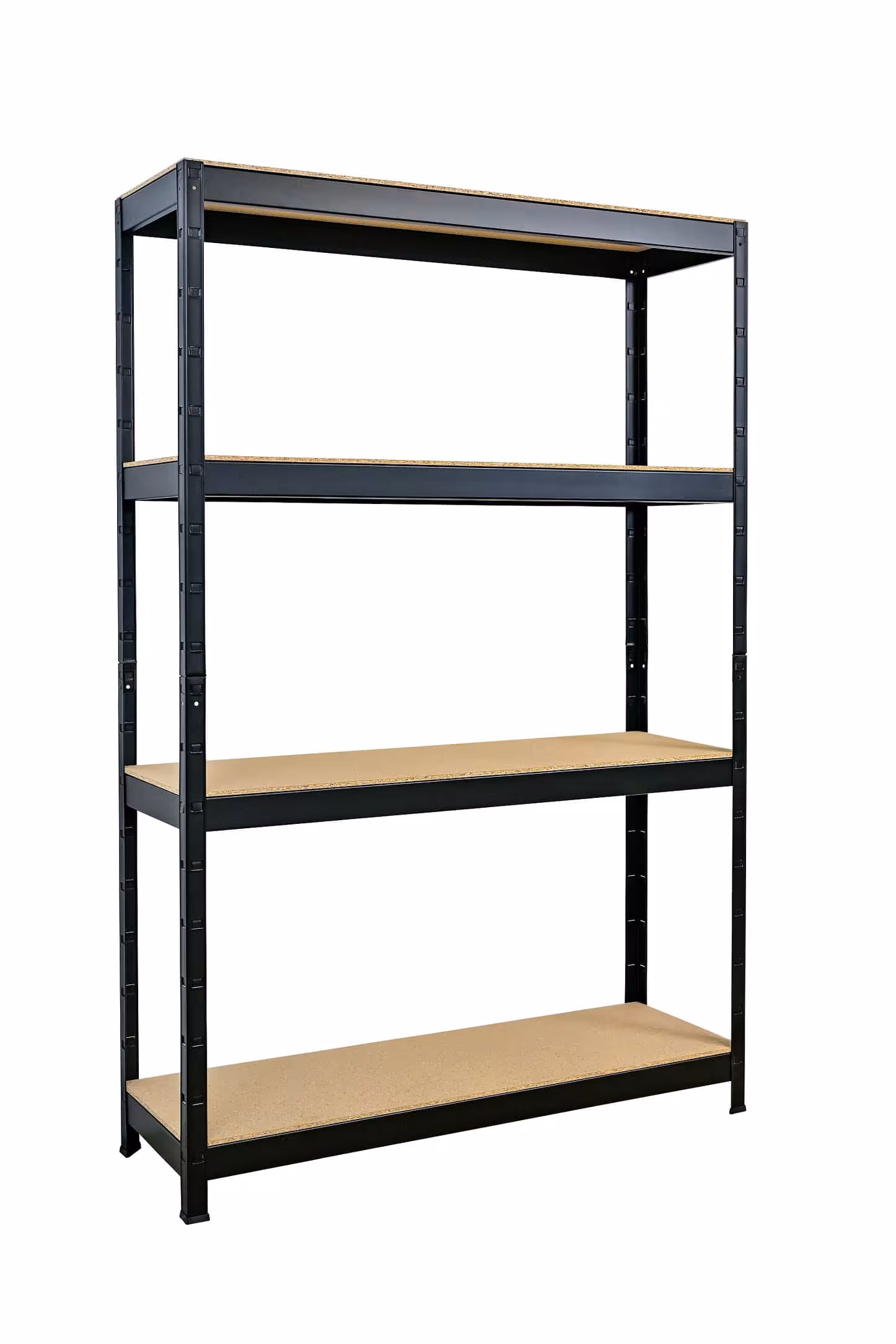 SCHULTE Regalwelt Schwerlastregal mit 4 Holzböden, 180x120x40 cm(HxBxT), schwarz von Schulte Regalwelt mit der Artikelnr. R4102-04-16-PEFC