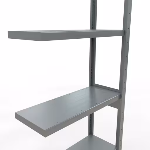 Abbildung Nr 14 des Artikels Anbauregal, Fachbodenregal Stecksystem MULTIplus250, 2500 x 750 x 300 mm (HxBxT), 6 Fachböden, Längenriegel, verzinkt aus der Produktgruppe Stecksystem von der Marke Schulte Lagertechnik
