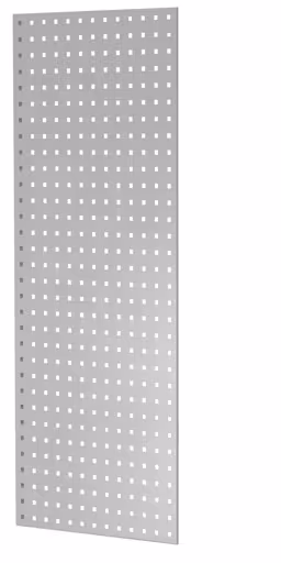 Lochplatten-Seitenblende, 90 x 1250 x 500 mm (H x T), RAL 7035 lichtgrau aus der Kategorie Zubehör mit der Artikelnummer 35682