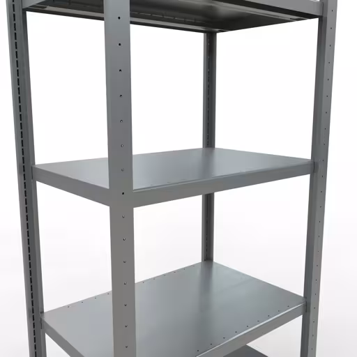 Abbildung Nr 13 des Artikels Grundregal, Fachbodenregal Stecksystem MULTIplus250, 2000 x 750 x 500 mm (HxBxT), 5 Fachböden, Längenriegel, verzinkt aus der Produktgruppe Stecksystem von der Marke Schulte Lagertechnik