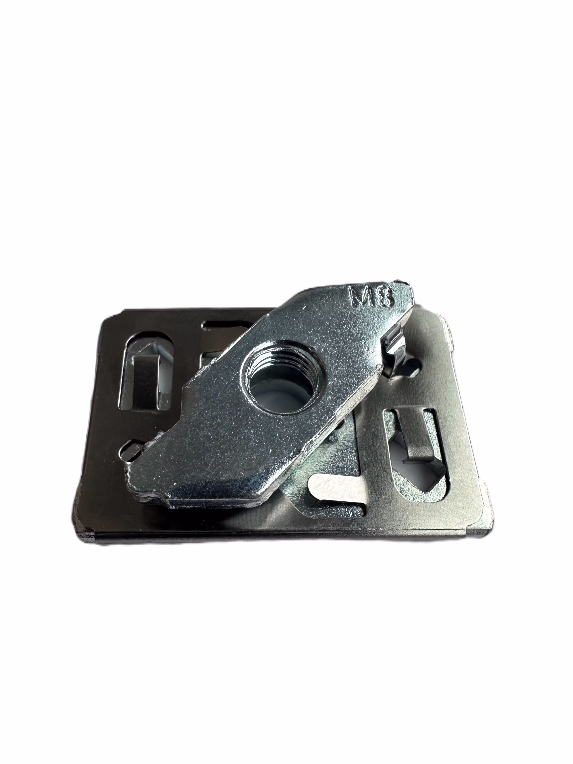 10 Stück - FX ClickFit Gleitmutter / Schnellbefestiger M8 27/18, 28/30, 38/40, 40/60 aus der Kategorie  Profil 27/18 und 28/30 | 30/15 und 30/30 mit der Artikelnummer 10-80307, Pistole, Waffe