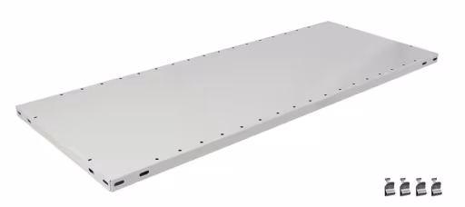 Zusatz-Fachboden MULTIplus85, 750 x 350, RAL 7035 lichtgrau, inkl. 4 Fachbodenträgern aus der Kategorie Zubehör mit der Artikelnummer 30028-B