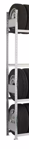 MULTIplus T-Profil-Rahmen 2500x400 mm, verzinkt, 3 Tiefenriegel, vormontiert von Schulte Lagertechnik mit der Artikelnr. 12875-M