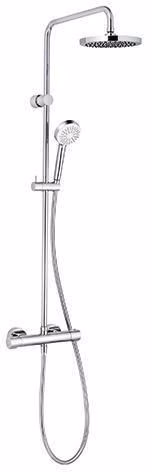KLUDI LOGO BASIC Thermostat DUAL Shower System chrom aus der Kategorie Dusch-Set`s/-Systeme/-Zubehör mit der Teilenummer 6000695646