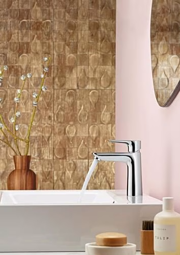Hansgrohe Einhebel-Waschtischmischer 110 TALIS E Nennweite 15 CoolStart mit Garnitur G 1 1/4 Zoll chrom