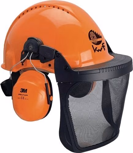 Waldarbeiterkombination G3000M orange UV-stabilisiertes Material EN 397 EN 352-3 aus der Kategorie Schutzhelme und Visiere mit der Teilenummer 4000370579