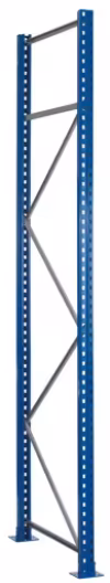 Palettenregal-Ständerrahmen S625-A18, unmontiert, 5500x800 mm, blau/verzinkt von der Marke Schulte Lagertechnik Palettenregal-Ständerrahmen S625-A18, unmontiert, 5500x800 mm, blau/verzinkt aus der Kategorie Zubehör mit der Artikelnummer 16377-N