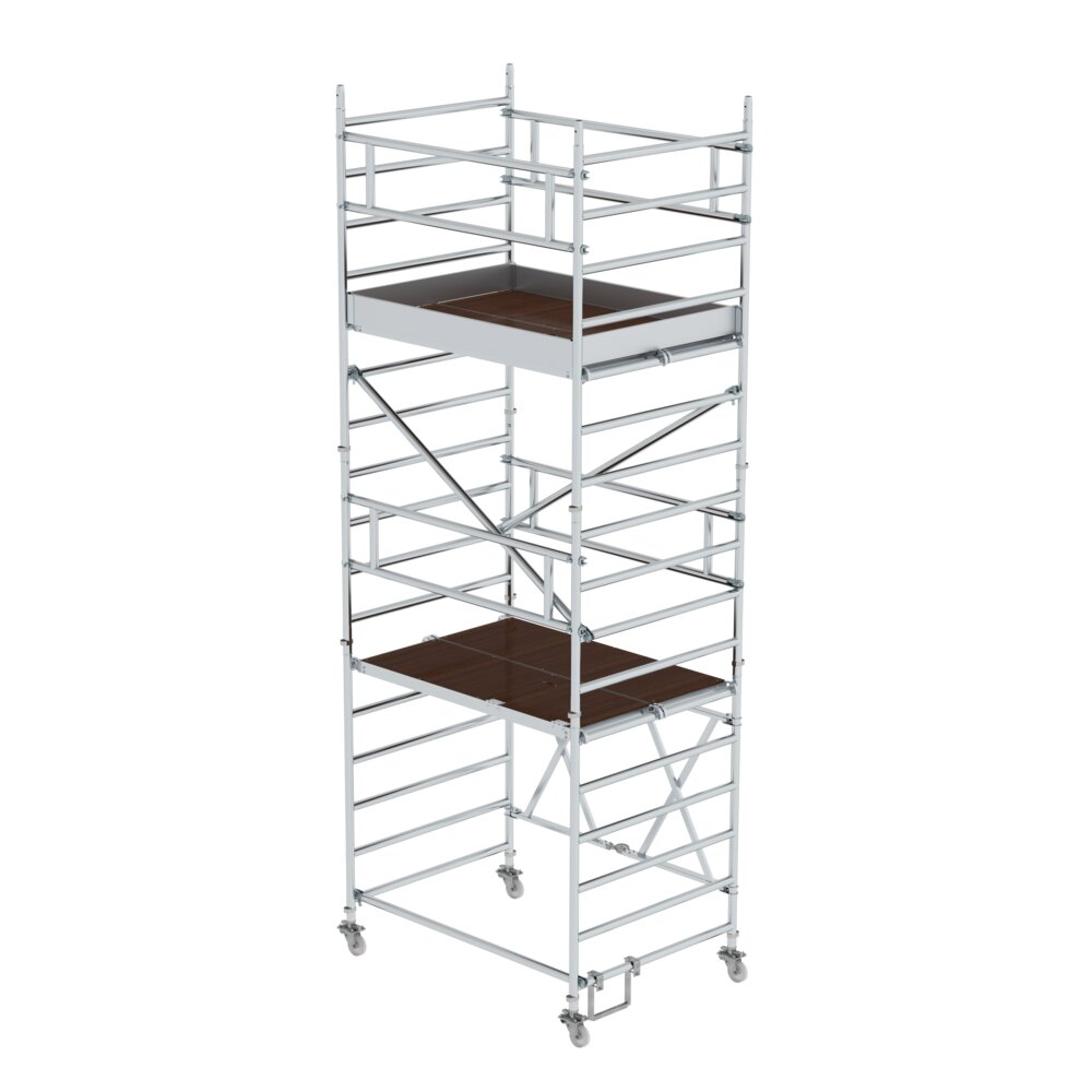 Munk Klappgerüst 1,35 x 1,80 m Plattformhöhe 3,80 m von Günzburger Steigtechnik Munk Klappgerüst 0,75 x 1,80 m aus der Kategorie Klappgerüste mit der Artikelnr. 115239