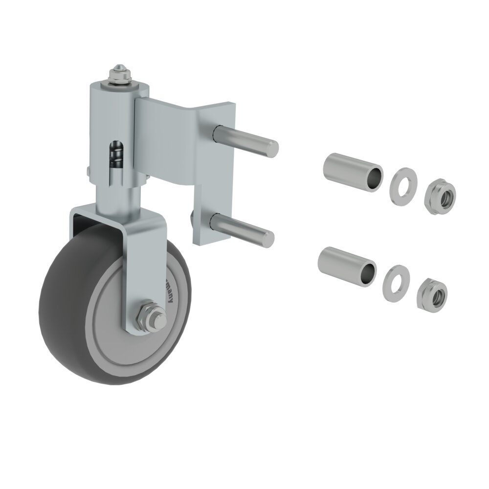 Munk Federrolle für Stufenleiter aus der Kategorie Plattformtreppen fahrbar mit der Artikelnr. 019809