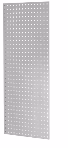 Lochplatten-Seitenblende, 90 x 1300 x 600 mm (H x T), RAL 7035 lichtgrau aus der Kategorie Zubehör mit der Artikelnummer 35675